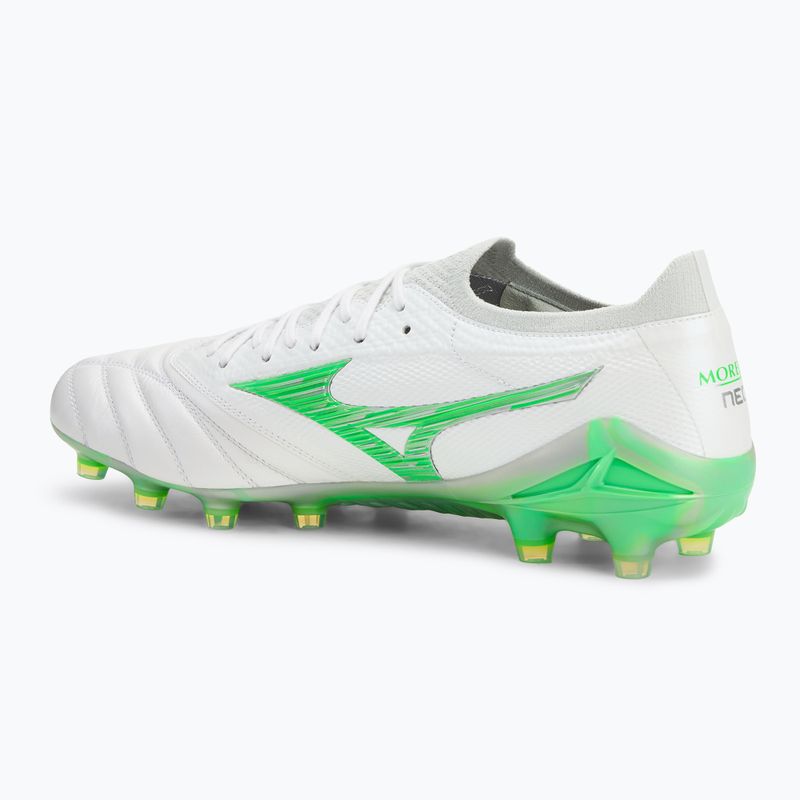 Футбольні бутси Mizuno Morelia Neo IV β Japan Fg white/neon green/cool gray 3c 3