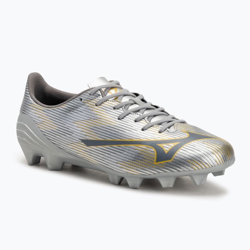 Кросівки футбольні чоловічі Mizuno α II Select Md galaxy silver/8605 c/gold
