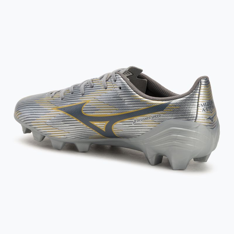 Кросівки футбольні чоловічі Mizuno α II Select Md galaxy silver/8605 c/gold 3