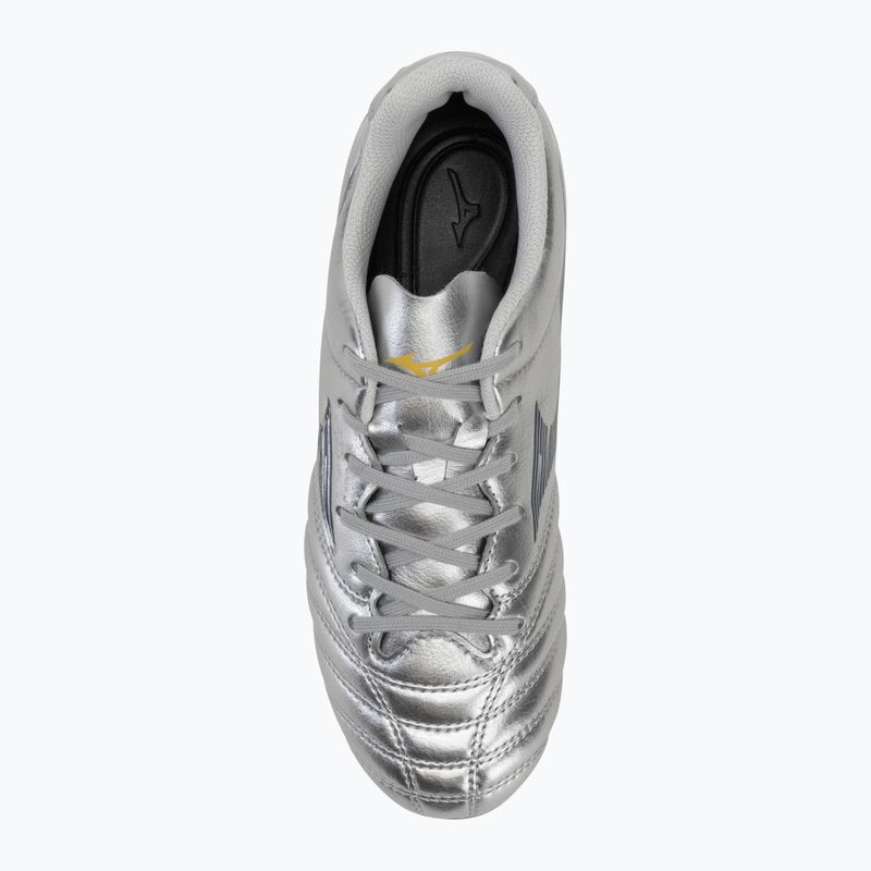 Кросівки футбольні дитячі Mizuno Monarcida Neo III Select Jr Md galaxy silver/8605 c/gold 5