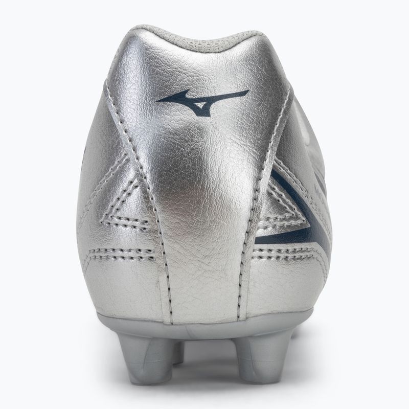Кросівки футбольні дитячі Mizuno Monarcida Neo III Select Jr Md galaxy silver/8605 c/gold 6