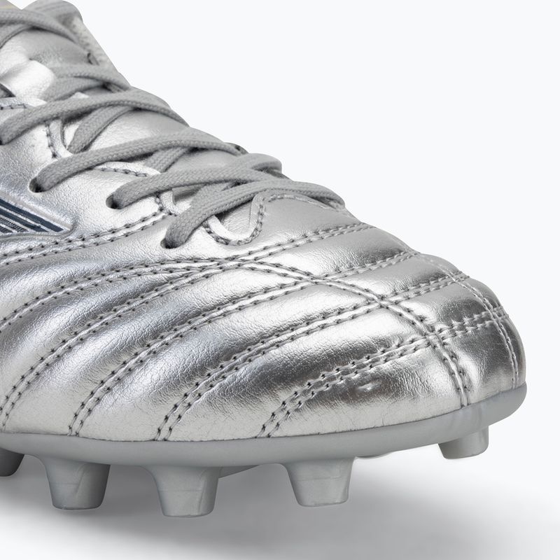 Кросівки футбольні дитячі Mizuno Monarcida Neo III Select Jr Md galaxy silver/8605 c/gold 7