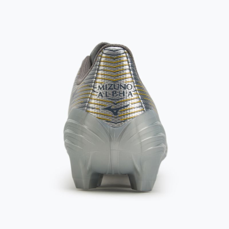 Кросівки футбольні дитячі Mizuno α II Select Jr Md galaxy silver/8605 c/gold 6
