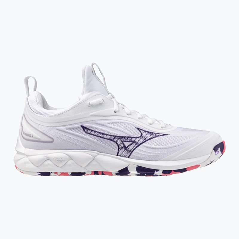 Кросівки волейбольні Mizuno Wave Luminous 3 white/violet indigo/camellia rose 8