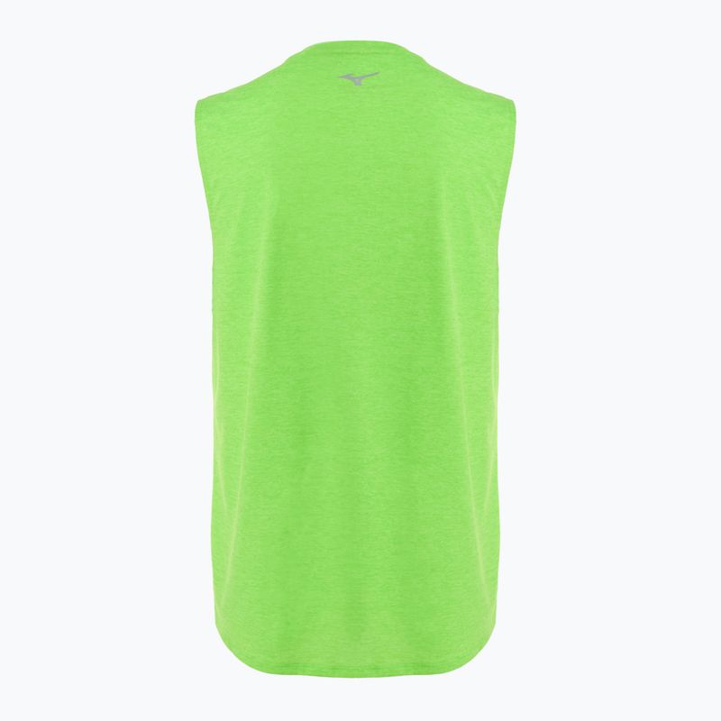 Топ для бігу чоловічий Mizuno Impulse Core Sleeveless green gecko 2
