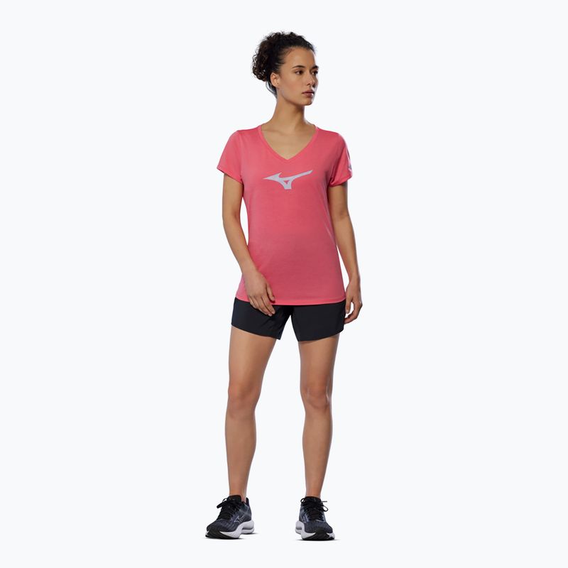Футболка для бігу жіноча Mizuno Core RB Tee camellia rose 2