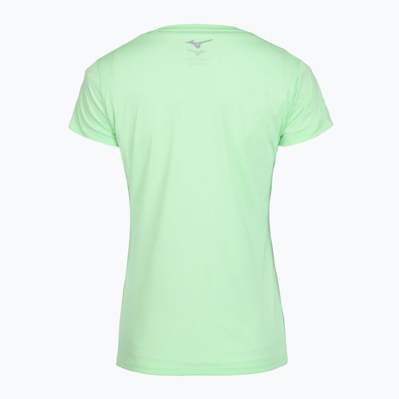 Футболка для бігу жіноча Mizuno Core Tee neo mint 2