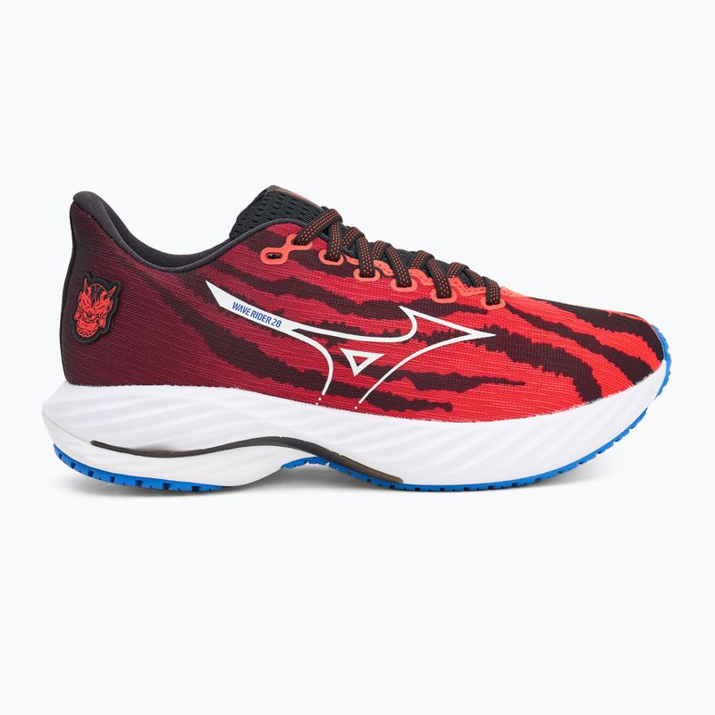 Кросівки для бігу Mizuno Wave Rider 28 ignition red/white/baseball blue 3