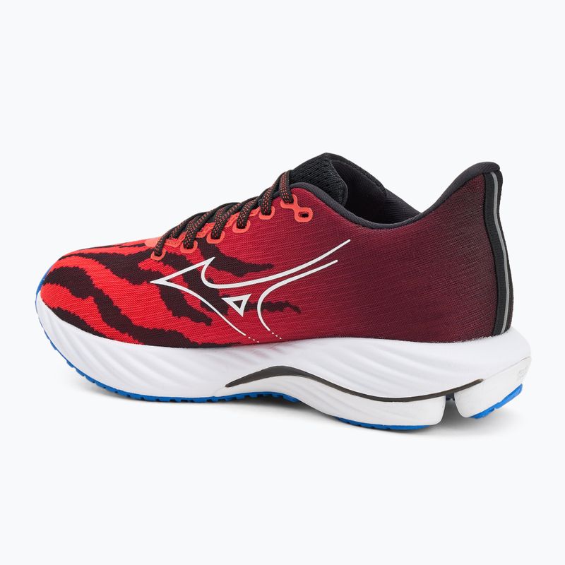 Кросівки для бігу Mizuno Wave Rider 28 ignition red/white/baseball blue 4