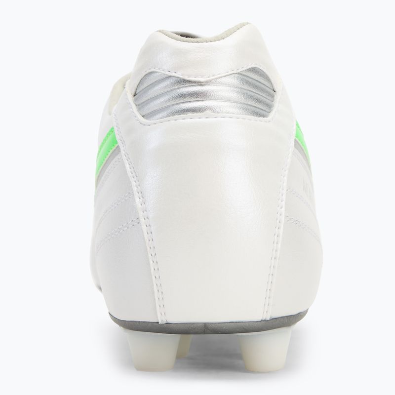 Кросівки футбольні чоловічі Mizuno Morelia II Elite Md white/neon green/galaxy silver 6