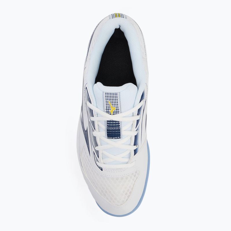 Кросівки волейбольні Mizuno Cyclone Speed 5 white/bellwether blue/bel air blue 5