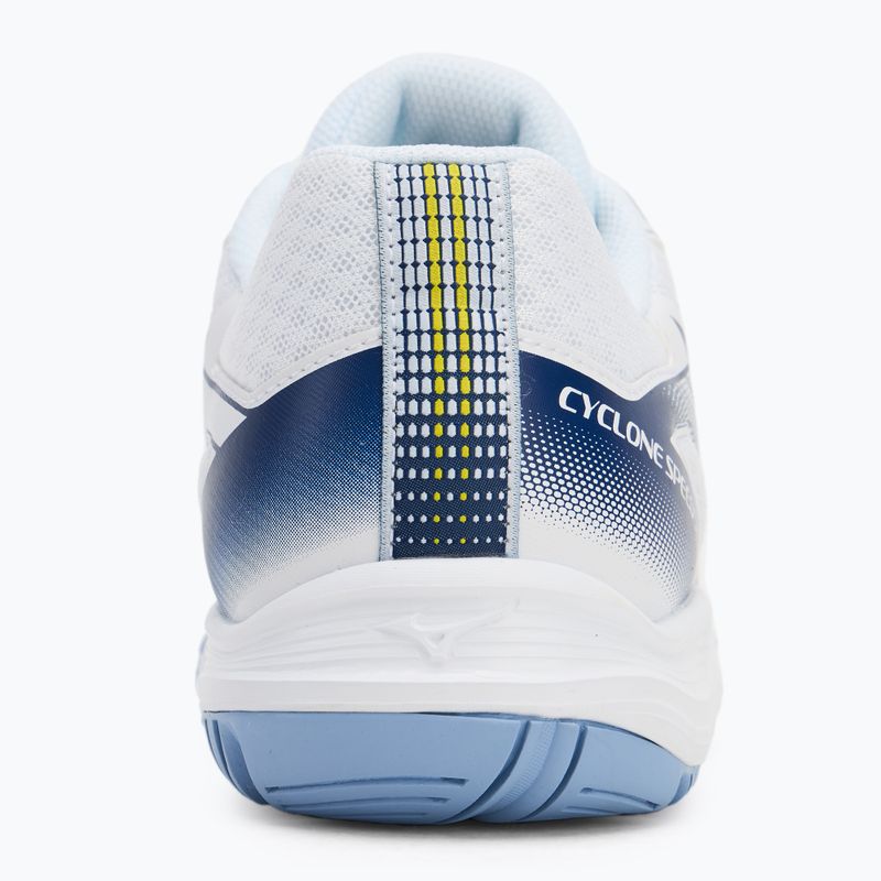 Кросівки волейбольні Mizuno Cyclone Speed 5 white/bellwether blue/bel air blue 6