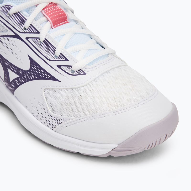 Кросівки волейбольні Mizuno Cyclone Speed 5 white/violet indigo/camellia rose 7