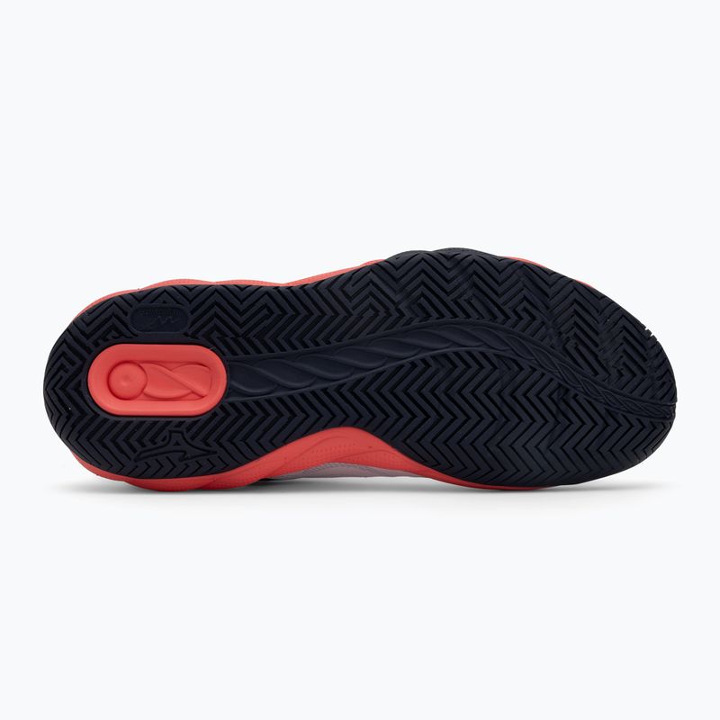 Кросівки тенісні чоловічі Mizuno Wave Enforce Court AC white/baritone blue/calypso coral 4