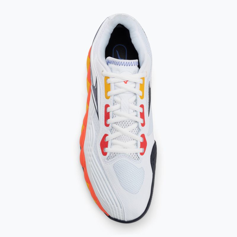 Кросівки тенісні Mizuno Wave Enforce Tour 6 AC white/fiery coral 2/citrus 5
