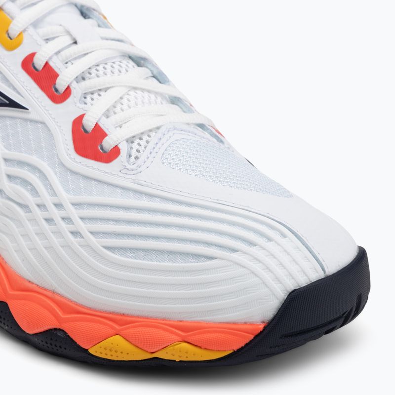 Кросівки тенісні Mizuno Wave Enforce Tour 6 AC white/fiery coral 2/citrus 7