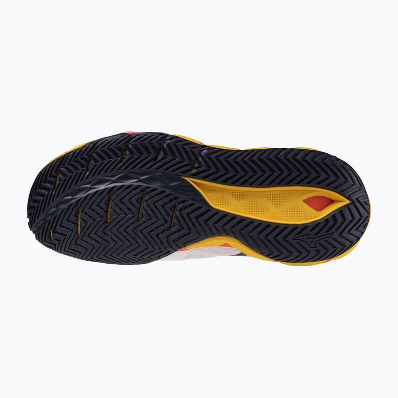 Кросівки тенісні Mizuno Wave Enforce Tour 6 AC white/fiery coral 2/citrus 9