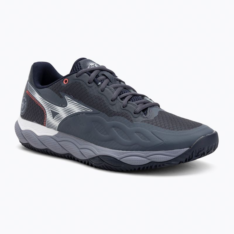 Кросівки тенісні Mizuno Wave Enforce Court CC odyssey gray/white/blue granite