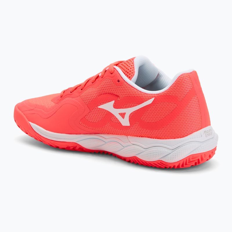 Кросівки тенісні жіночі Mizuno Wave Enforce Court CC W calypso coral/white/barely pink 3