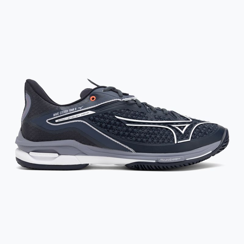 Кросівки тенісні Mizuno Wave Exceed Tour 6 CC odyssey gray/white/blue granite 2