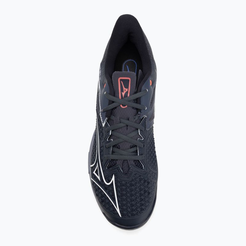 Кросівки тенісні Mizuno Wave Exceed Tour 6 CC odyssey gray/white/blue granite 5
