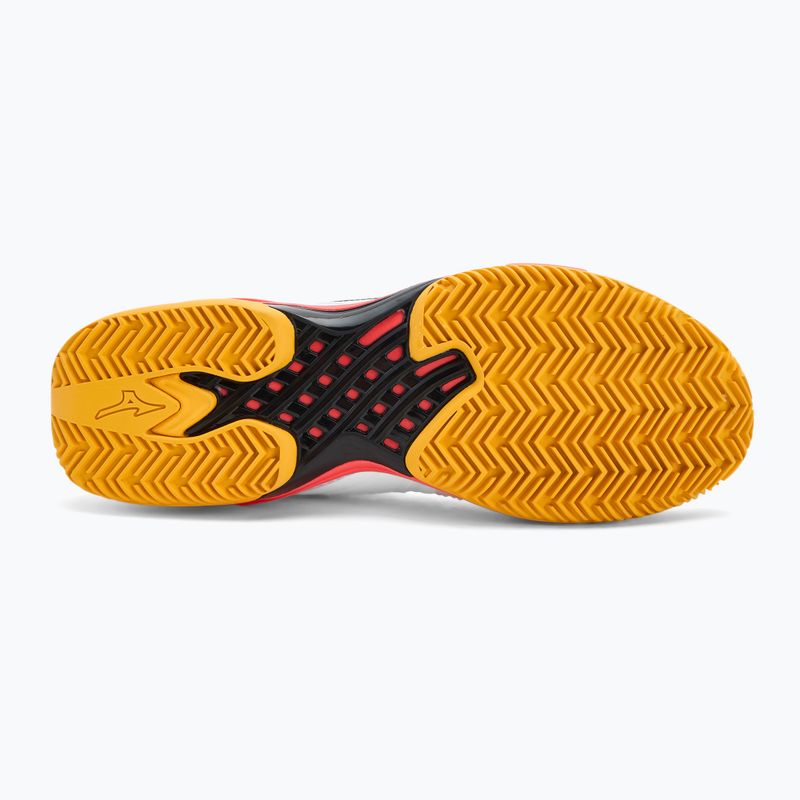 Кросівки тенісні Mizuno Wave Exceed Tour 6 CC white/baritone blue/fiery coral 2 4