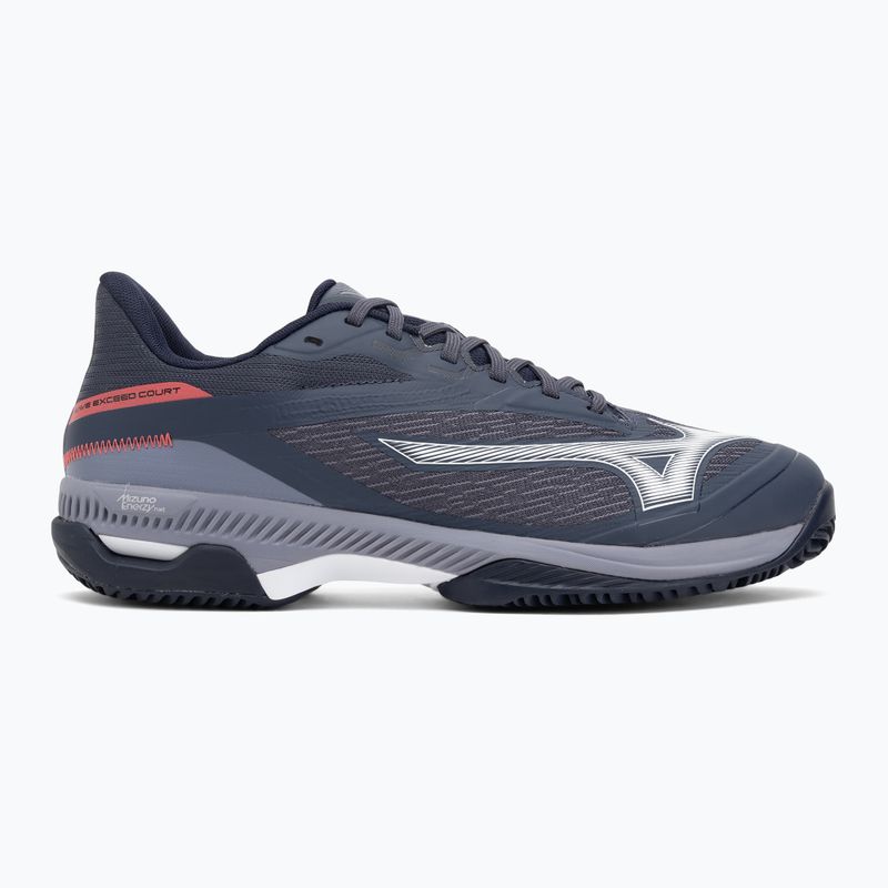 Кросівки тенісні Mizuno Wave Exceed Court CC odyssey gray/white/blue granite 2