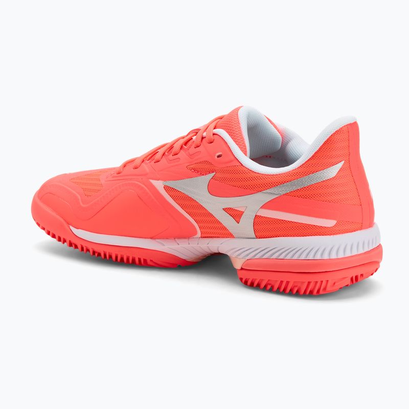 Кросівки тенісні жіночі Mizuno Wave Exceed Court CC W calypso coral/white/barely pink 3