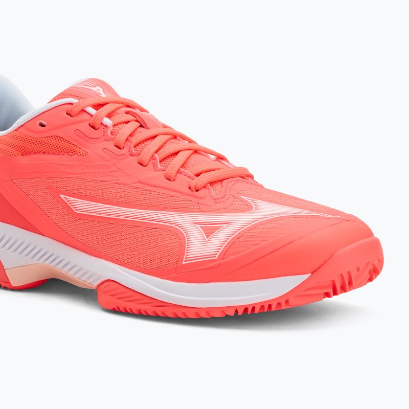 Кросівки тенісні жіночі Mizuno Wave Exceed Court CC W calypso coral/white/barely pink 7