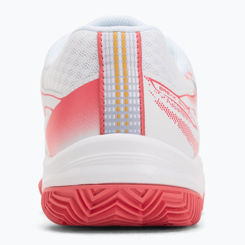 Кросівки тенісні дитячі Mizuno Break Shot 5 Jr CC white/blue granite/calypso coral 6