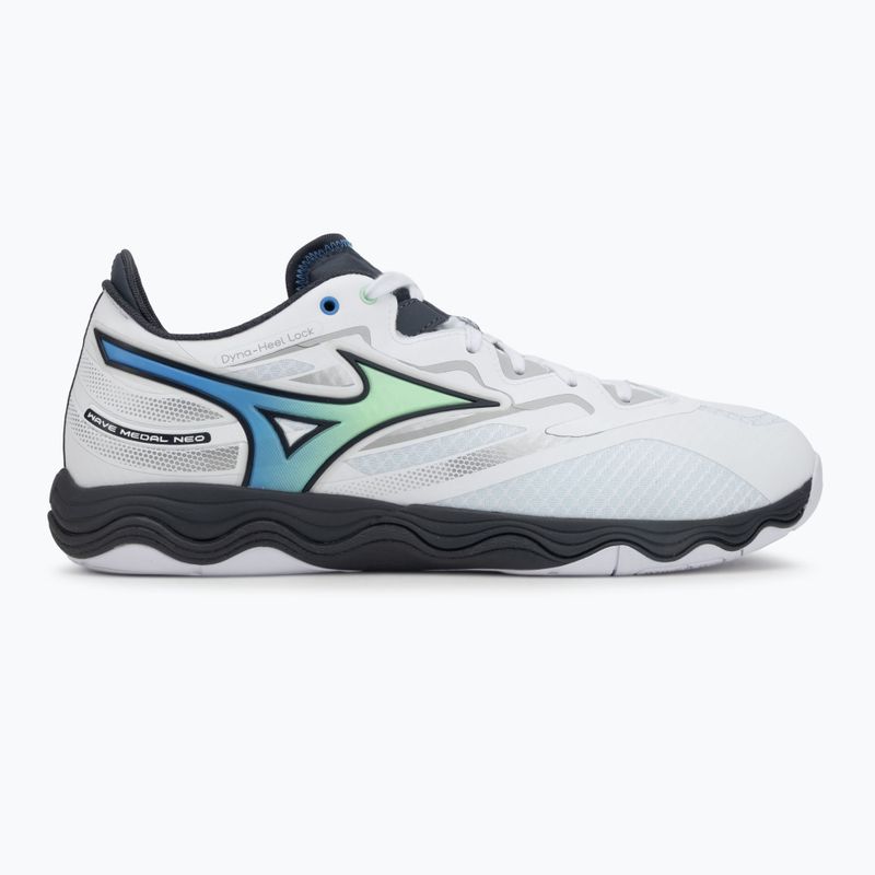 Кросівки тенісні Mizuno Wave Medal Neo white/neo mint/india ink 2