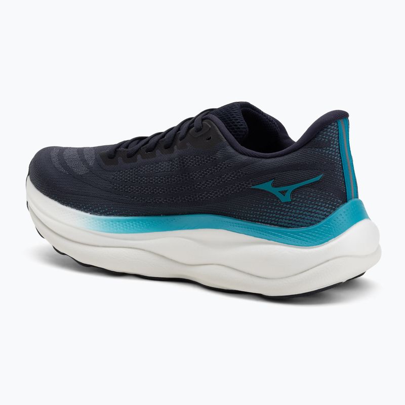 Кросівки для бігу чоловічі Mizuno Wave Sky 9 baritone blue/citrus/capri breeze 3