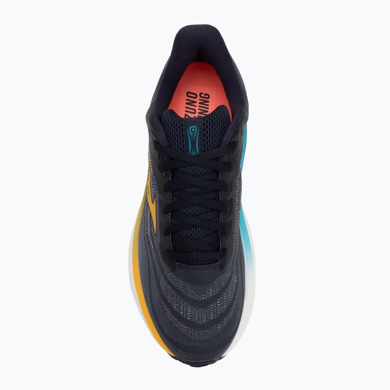 Кросівки для бігу чоловічі Mizuno Wave Sky 9 baritone blue/citrus/capri breeze 5