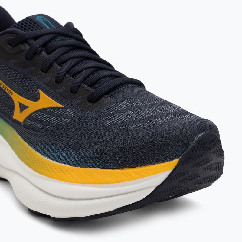 Кросівки для бігу чоловічі Mizuno Wave Sky 9 baritone blue/citrus/capri breeze 7