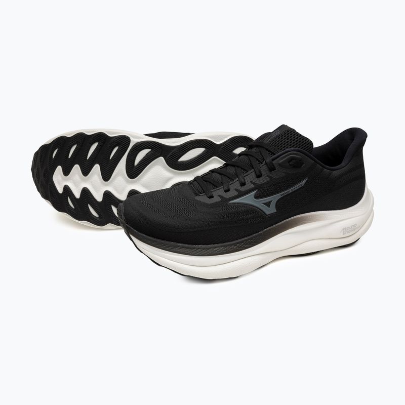 Кросівки для бігу чоловічі Mizuno Wave Sky 9 black/metallic gray/black sand 9