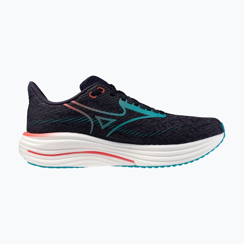 Кросівки для бігу чоловічі Mizuno Wave Rider 29 odyssey gray/Ccapri breeze/calypso coral 2