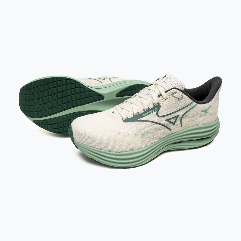 Кросівки для бігу чоловічі Mizuno Wave Rider 29 white/bistro green/creme de me 8