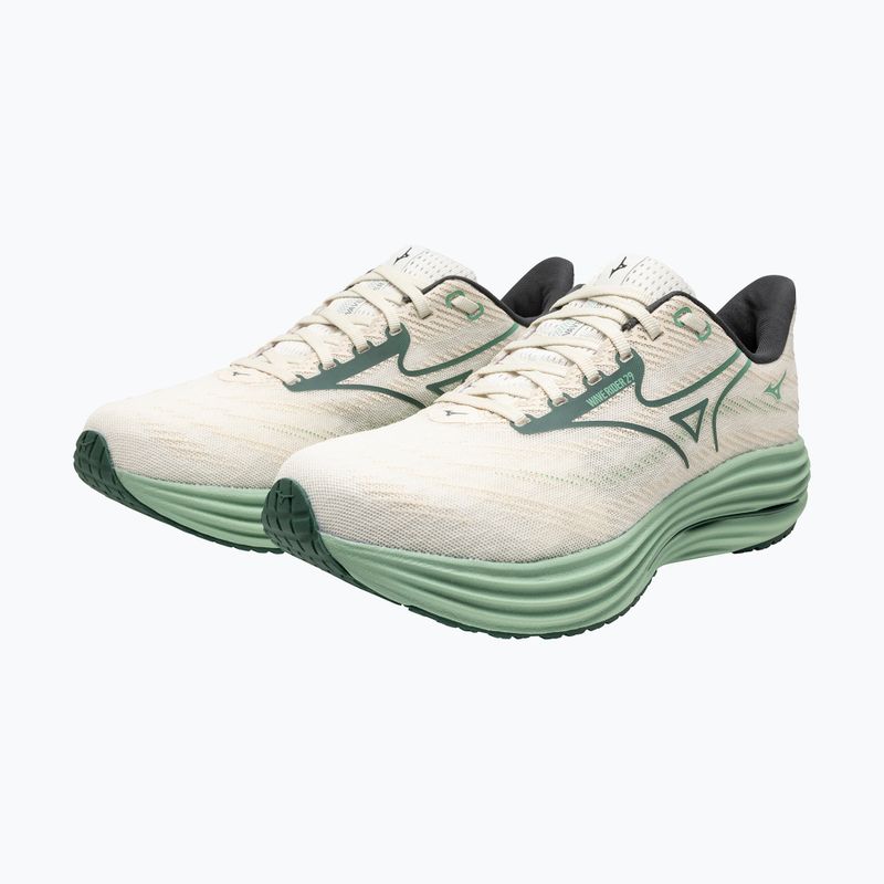 Кросівки для бігу чоловічі Mizuno Wave Rider 29 white/bistro green/creme de me 9