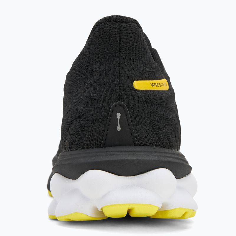 Кросівки для бігу чоловічі Mizuno Wave Skyrise 6 black/harbor mist/lemon tonic 6