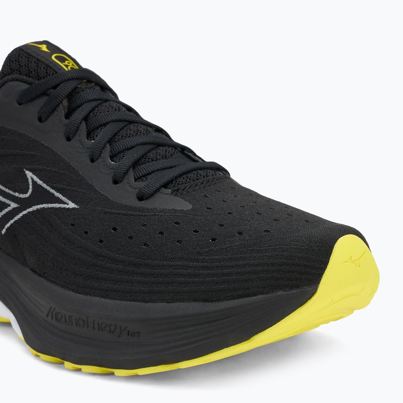 Кросівки для бігу чоловічі Mizuno Wave Skyrise 6 black/harbor mist/lemon tonic 7