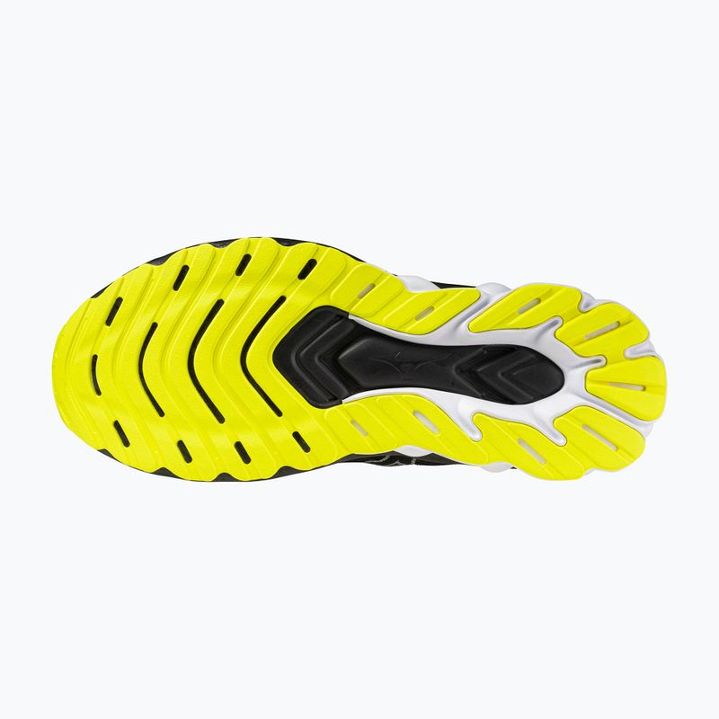 Кросівки для бігу чоловічі Mizuno Wave Skyrise 6 black/harbor mist/lemon tonic 11