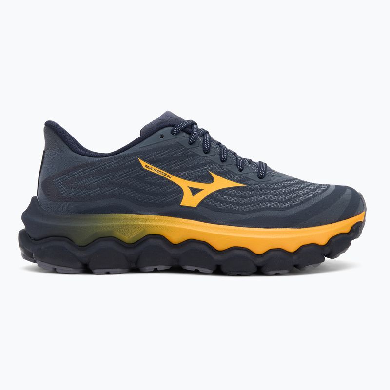 Кросівки для бігу чоловічі Mizuno Wave Horizon 8 blue granite/citrus/baritone blue 2