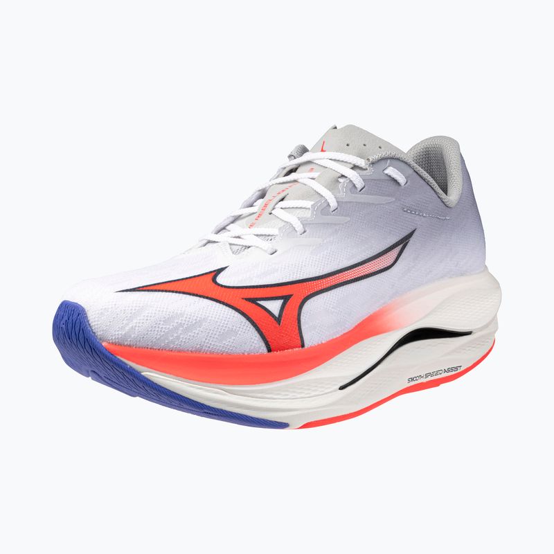 Кросівки для бігу чоловічі Mizuno Wave Rebellion Flash 3 white/fiery coral 2/iris bloom 3