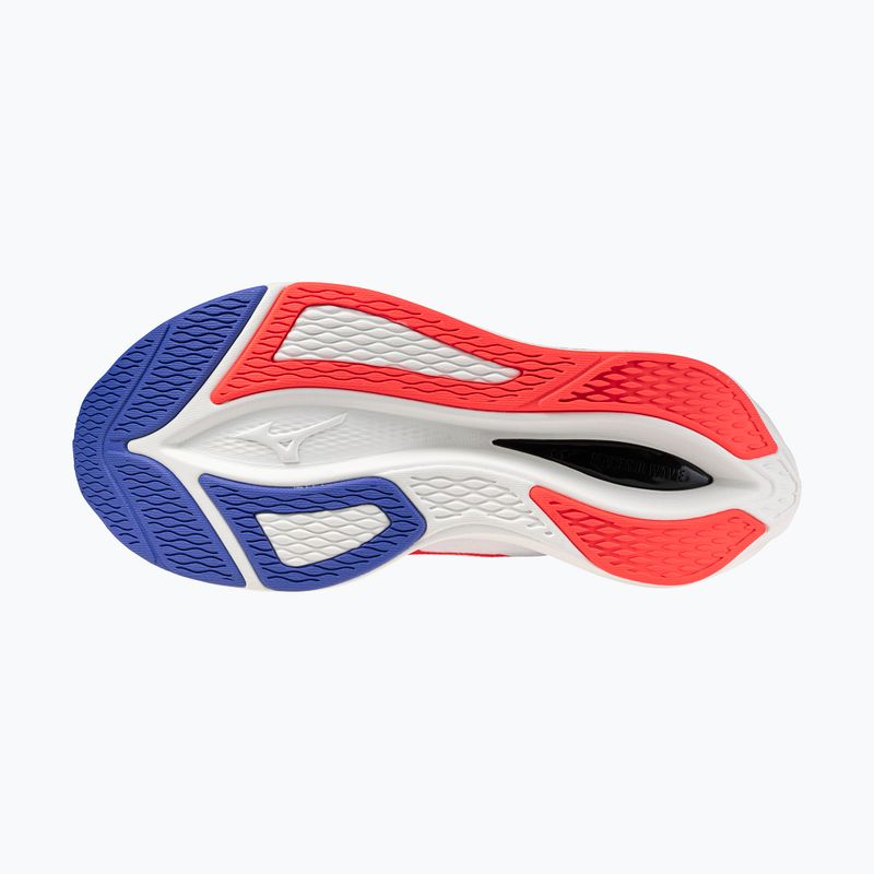 Кросівки для бігу чоловічі Mizuno Wave Rebellion Flash 3 white/fiery coral 2/iris bloom 6