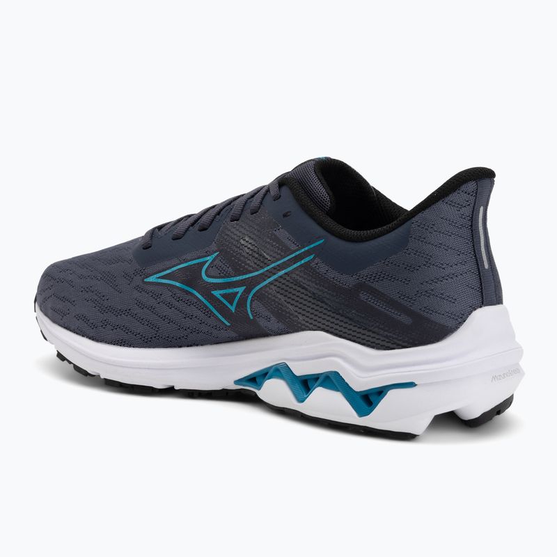 Кросівки для бігу чоловічі Mizuno Wave Equate 9 odyssey gray/capri breeze/black 3