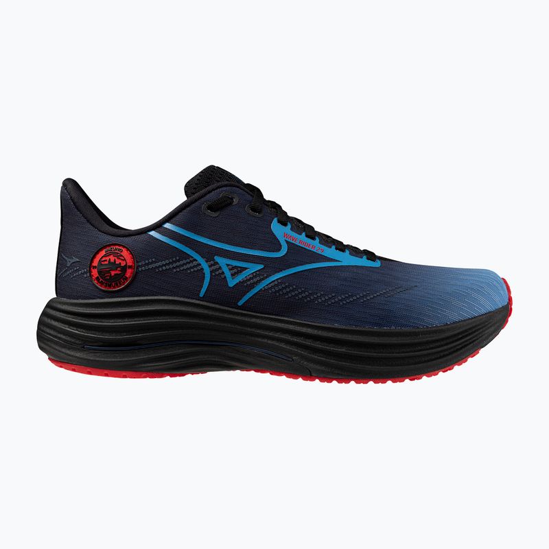 Кросівки для бігу Mizuno Wave Rider 29 amsterdam black/all aboard/high risk red 8