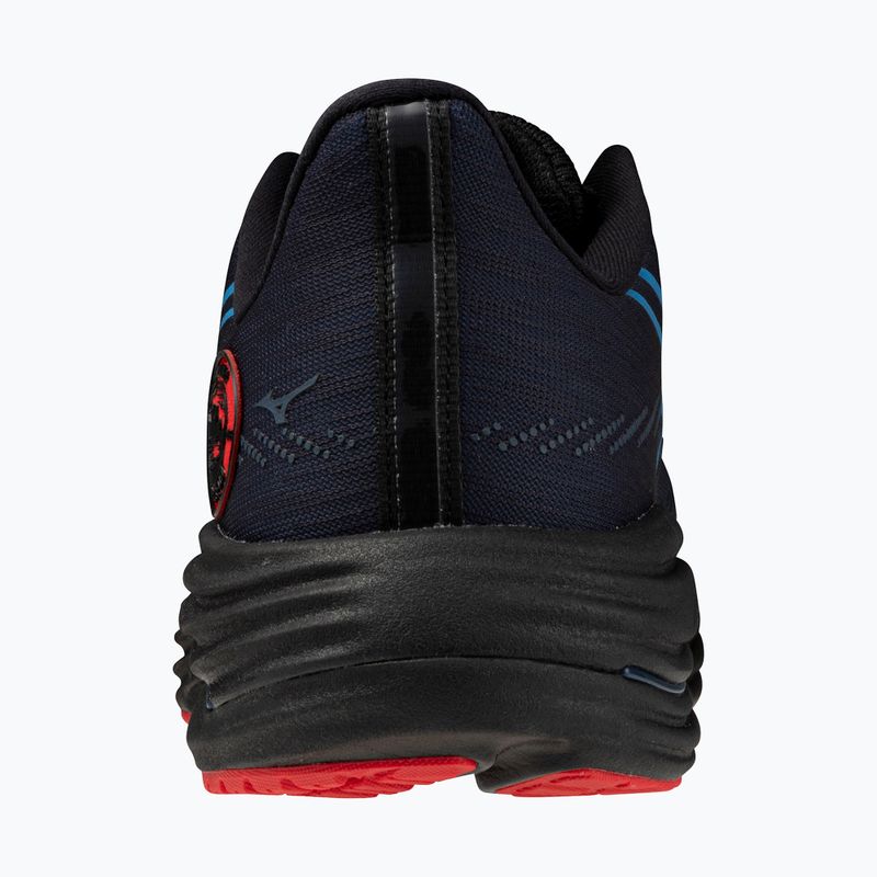 Кросівки для бігу Mizuno Wave Rider 29 amsterdam black/all aboard/high risk red 10