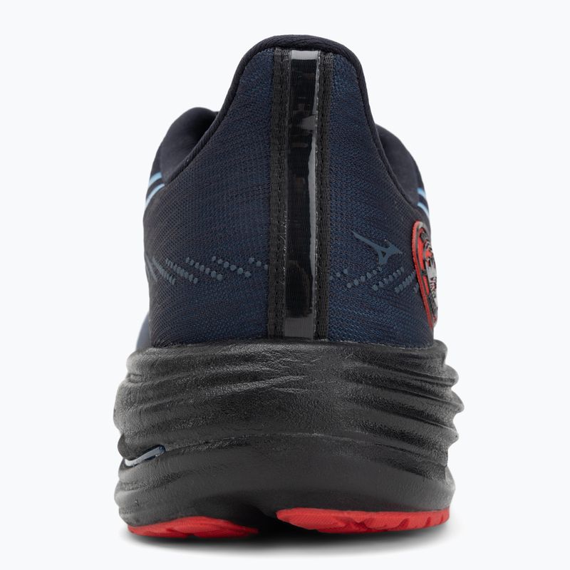 Кросівки для бігу Mizuno Wave Rider 29 amsterdam black/all aboard/high risk red 6