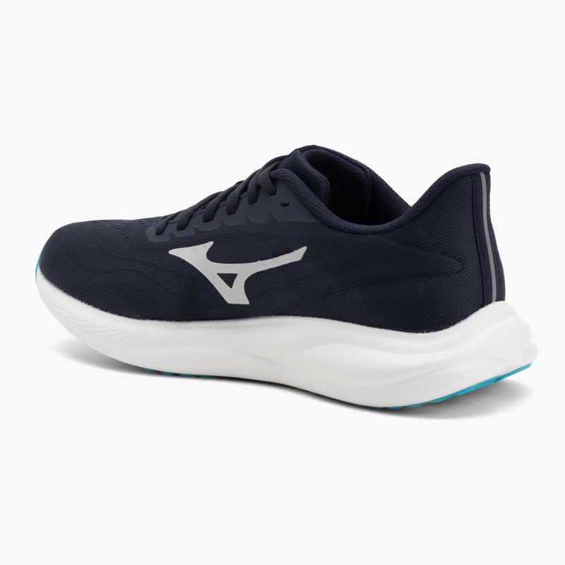 Кросівки для бігу чоловічі Mizuno Revolt 4 baritone blue/silver/capri bre 3