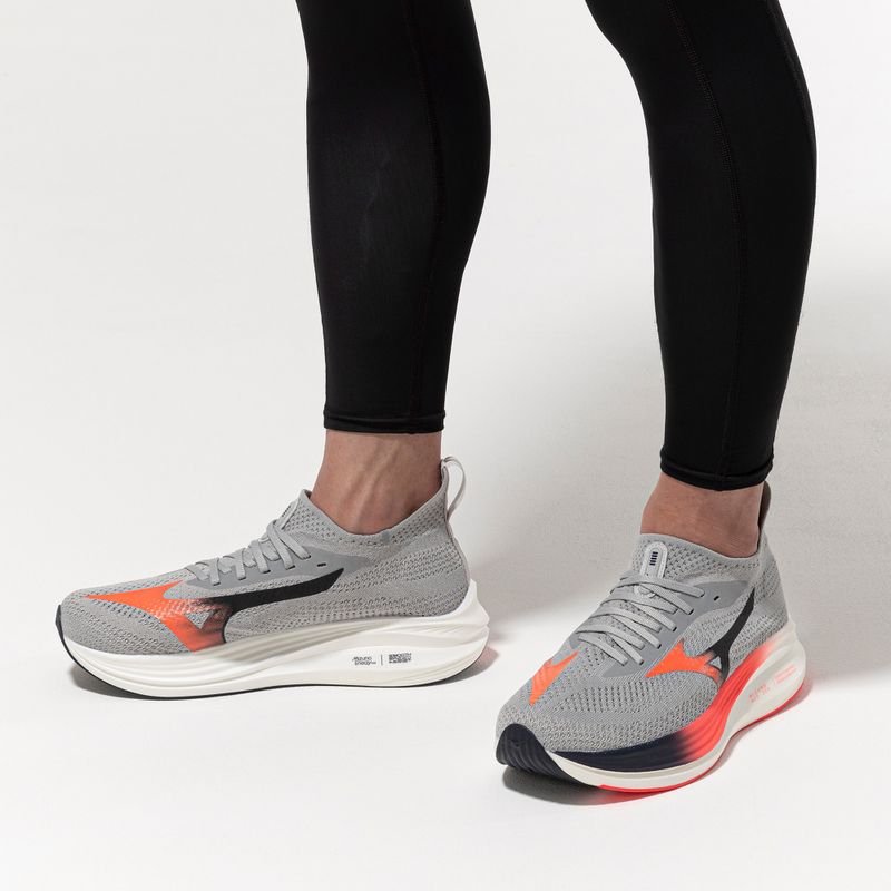 Кросівки для бігу чоловічі Mizuno Neo Zen odyssey gray/silver/citrus 10